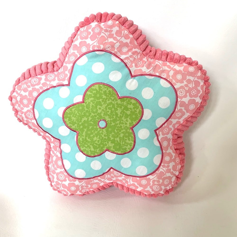 Flower Decorative Pillow Multicolored